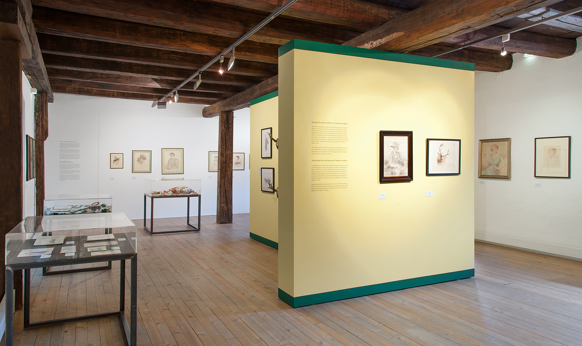 Ausstellung Jagd.Malerei.Tracht. In Kitzbühel. Carl Theodor Ritter von Blaas (1886 – 1960). Museum Kitzbühel, 2013. Foto Gernot Lazzari, Kitzbühel.